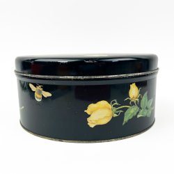 Sort vintage IRA kaged�se med roser