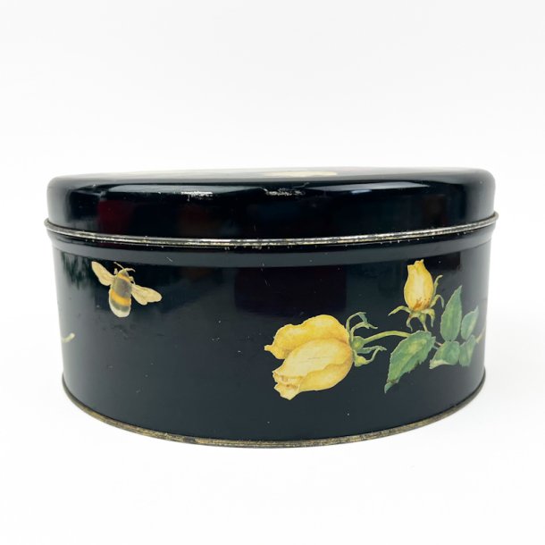 Sort vintage IRA kaged�se med roser