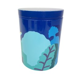 Bl� Irma kunstd�se landskab