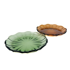 To Hazel Atlas isasietter i farvet  glas