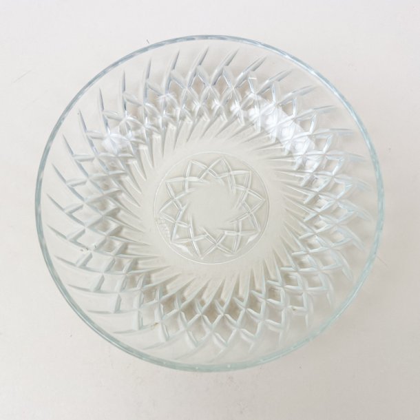Vintage isasiet i pressglas