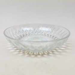 Vintage isasiet i pressglas