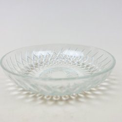 Vintage isasiet i pressglas