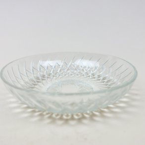 Vintage isasiet i pressglas