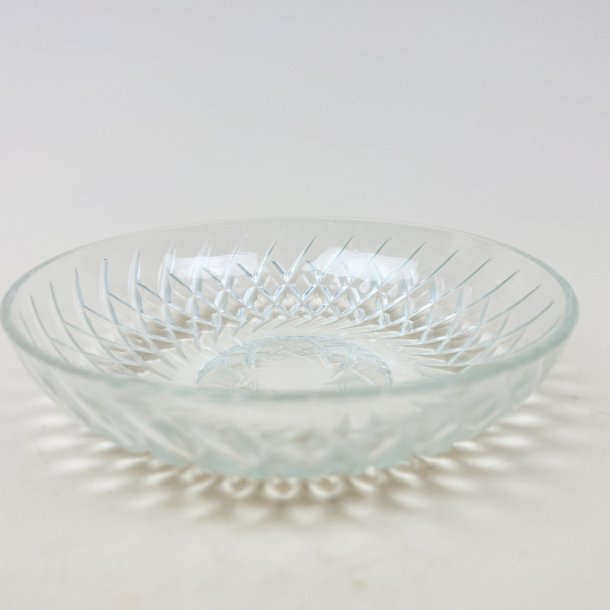 Vintage isasiet i pressglas