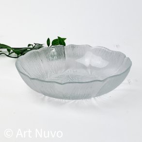 Vintage Eis-Dessertteller aus Glas