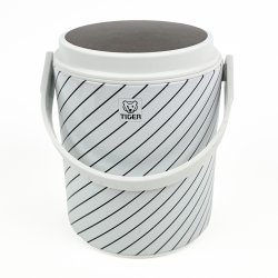 Stribet retro isspand Tiger