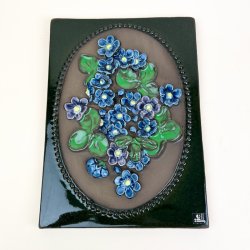 Blomstret Jie Gantofta vintage v�grelief