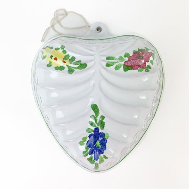 Vintage herzfrmige Keramikform