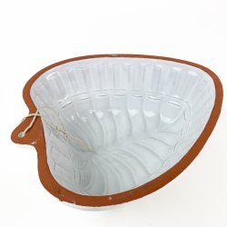 Vintage herzfrmige Keramikform