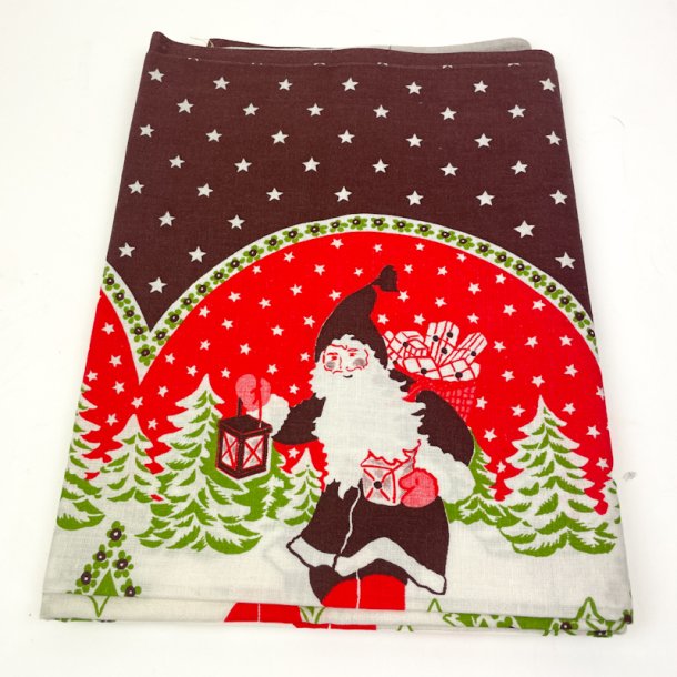 Retro juledug nisseland 220 cm