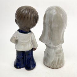 Retro brudepar, to figure � 18 cm