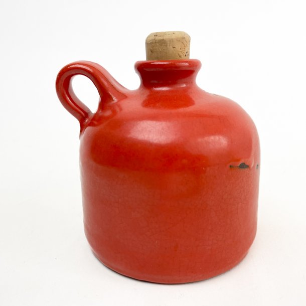 Orange vintage stent�jsflaske