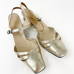Gyldne vintage selskabssko - Str 41