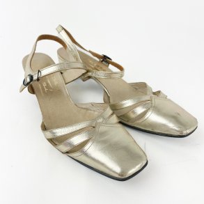 Gyldne vintage selskabssko - Str 41