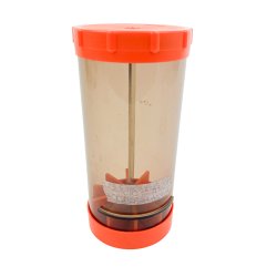Orange retro Tupperware kaffedispenser