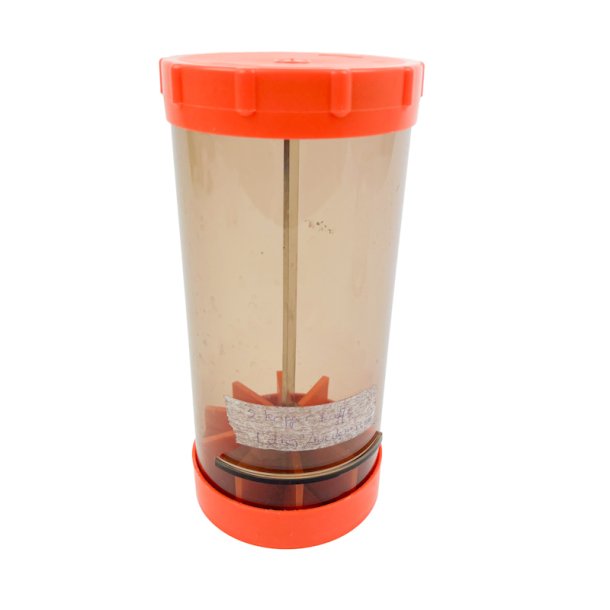 Orange retro Tupperware kaffedispenser