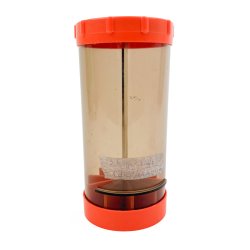 Orange retro Tupperware kaffedispenser