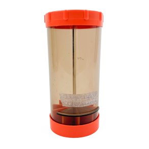 Orange retro Tupperware kaffedispenser