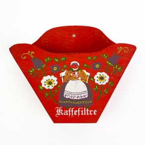 Dekorativ vintage kaffefilterholder