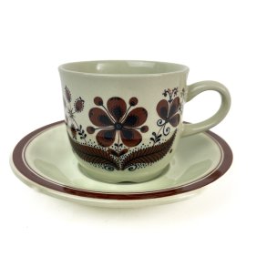 Retro kaffekop med underkop � Hedda, Figgjo