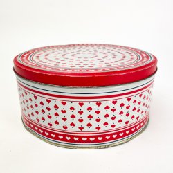 Vintage rd hjerte kagedse