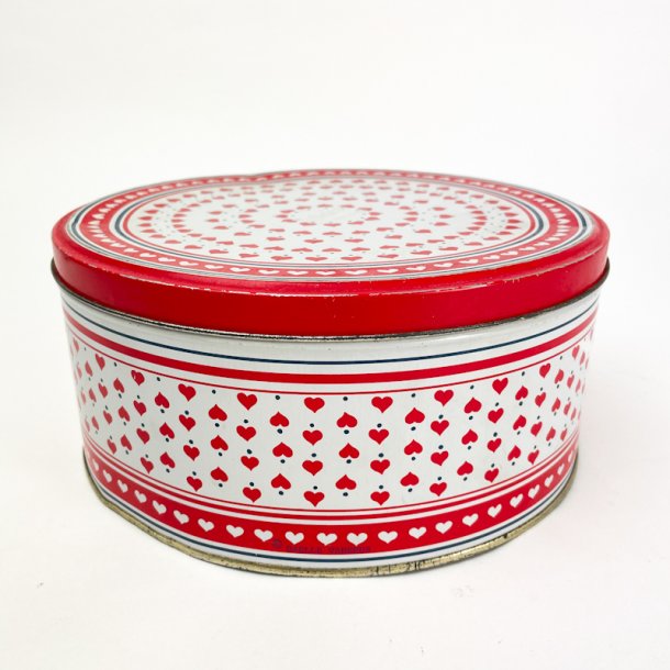 Vintage rd hjerte kagedse