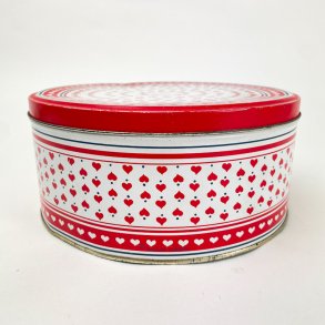 Vintage rd hjerte kagedse