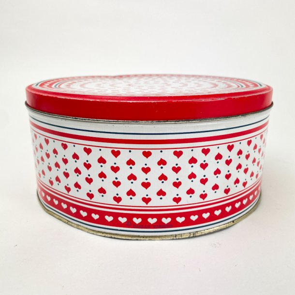 Vintage rd hjerte kagedse