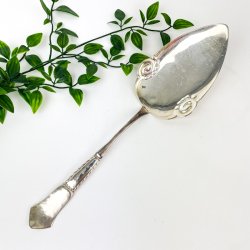 Vintage Tortenheber - versilbert