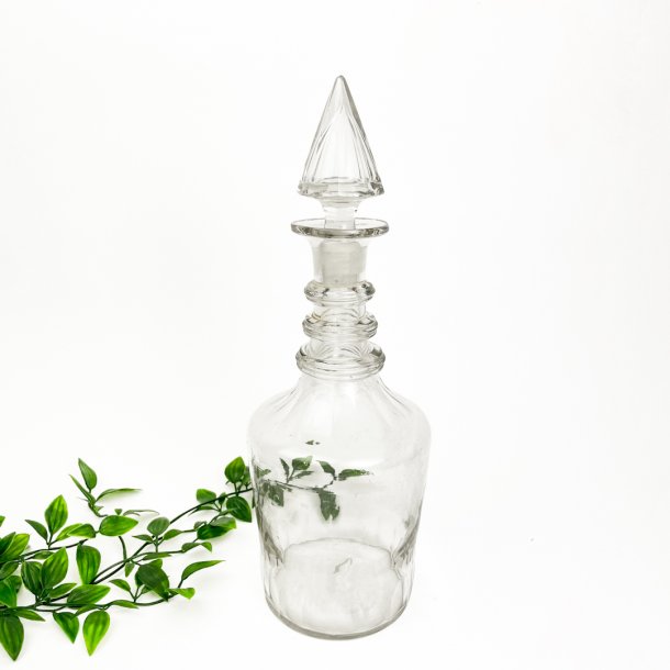 Antik glaskaraffel