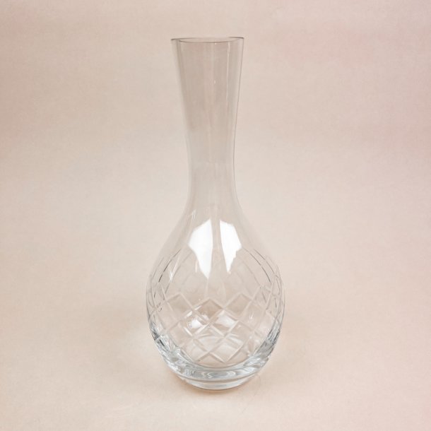 Klar vintage glas karaffel