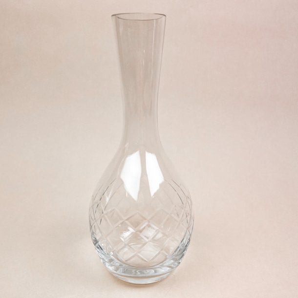 Klar vintage glas karaffel