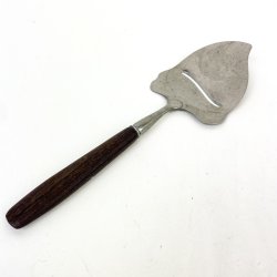 Vintage ostehvl med skaft i palisander