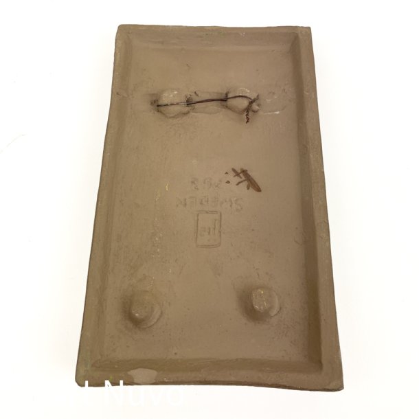 Farverigt vintage Jie keramikrelief