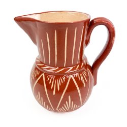 R�d vintage keramikkande