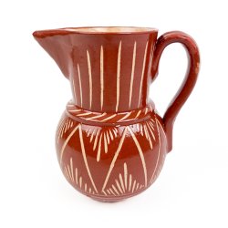 R�d vintage keramikkande