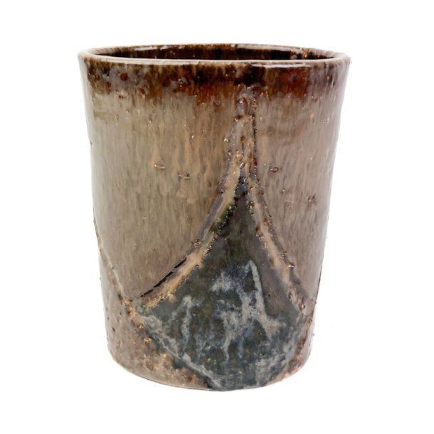 Brun vintage keramikvase Eris�ear