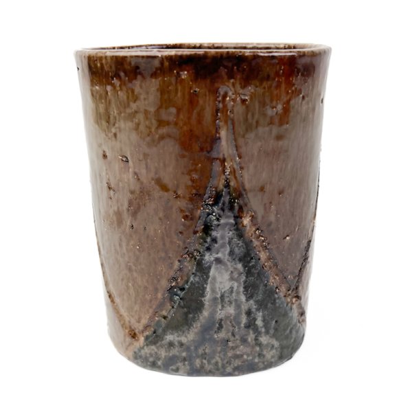 Brun vintage keramikvase Eris�ear