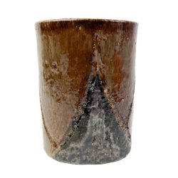 Brun vintage keramikvase Eris�ear