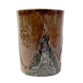 Brun vintage keramikvase Eris�ear