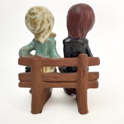 Retro figur k�restepar � 20 cm