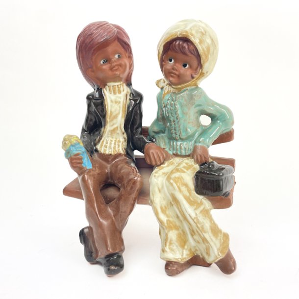 Retro figur k�restepar � 20 cm