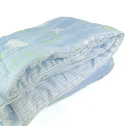 Blaues Retro-Steppdeckchen