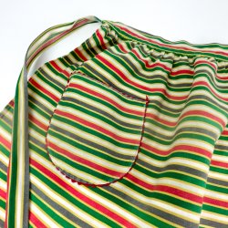 Retro Schrze mit Streifen