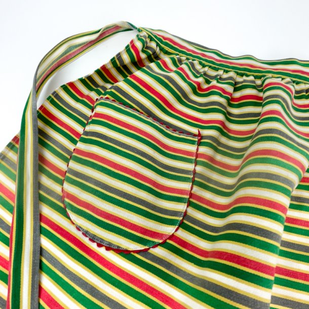 Retro Schrze mit Streifen