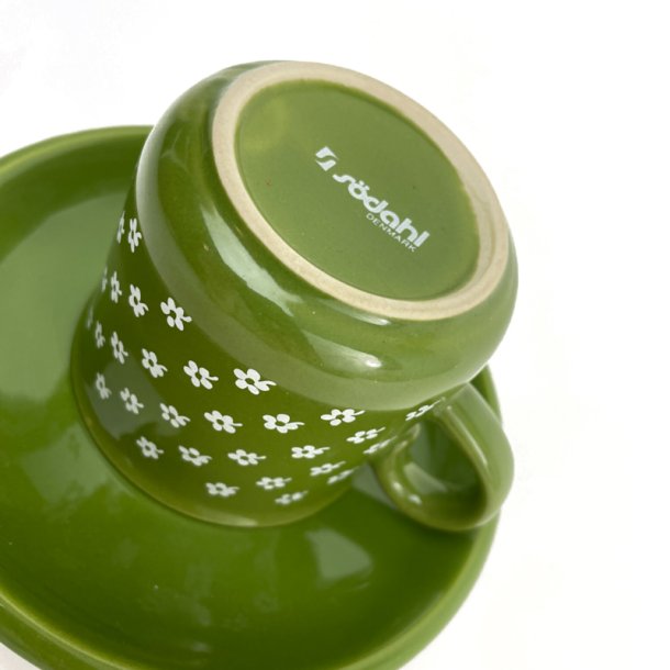 Gr�n retro kaffekop fra S�dahl