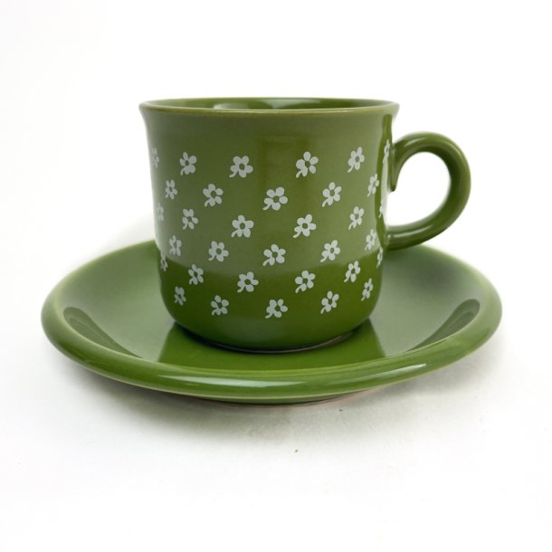 Gr�n retro kaffekop fra S�dahl