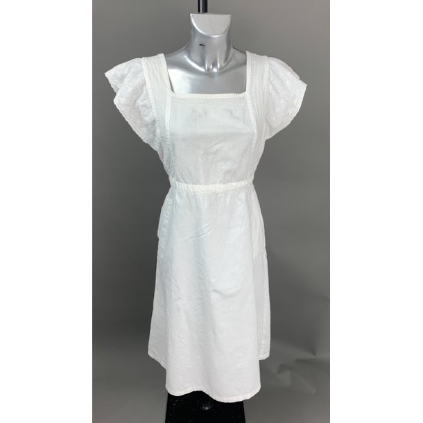 Hvid vintage sommerkjole - str M