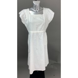 Hvid vintage sommerkjole - str M